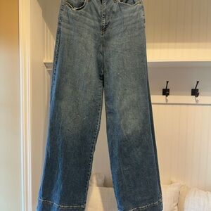Lee Flare Wide-Leg Jeans with Worn-In Look